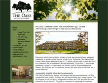 Tablet Screenshot of oaksoflakegeorgeapts.com